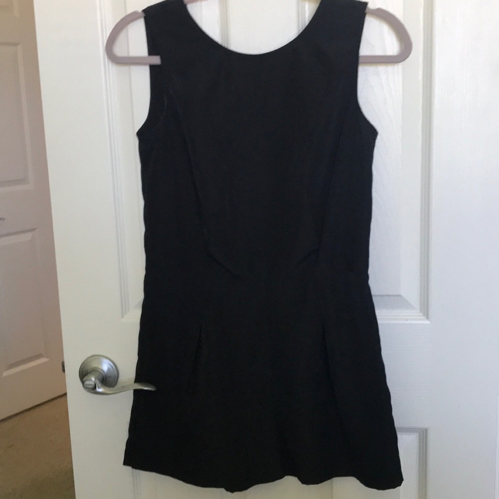 Black Sleeveless Romper